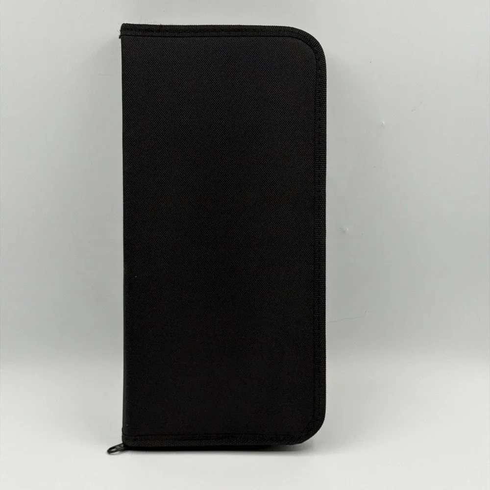 Wusthof Black Knife Storage Traveler Case Cordura Canvas Zippered 12.5x6